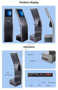 Tự dịch vụ xếp hàng managementsstem tất cả trong một màn hình cảm ứng ngân hàng bệnh viện vé Dispenser <span class=keywords><strong>kiosk</strong></span> - Product Image 3