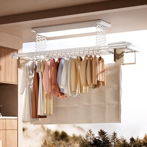 Electric clothes drying rack automatic lifting intelligent clothes drying rod hidden invisible clothes drying machine - Product Image 5