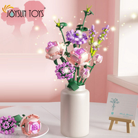 Jouets DIY Blocs de construction de fleurs Ensemble de bâtiments modernes en 3D Thème 1:36 Échelle Plastique pour garçons et filles