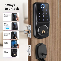 Cerradura Inteligente WiFi Lifelibero Tuya, Cerradura de Seguridad con Huella Dactilar y Teclado, Cerradura Electrónica con Desbloqueo Remoto por Aplicación