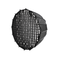 Boîte à lumière parabolique pliable rapide de 90 cm pour studio photo professionnel en extérieur avec grille, pour éclairage flash