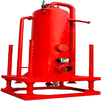 Separator Gas Cair Lapangan Minyak dengan Motor dan Wadah Tekan Kapasitas 180-320m/h Berat 2600kg untuk Sistem Kontrol Padatan