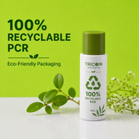 Flacon de crème 10cc en plastique blanc, flacon de crème contour des yeux, flacon de sérum tonifiant 10ml