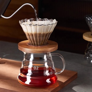 Ensemble d'ustensiles de voyage modernes <span class=keywords><strong>en</strong></span> céramique avec combinaison de tasses filtrantes meulage à la <span class=keywords><strong>main</strong></span> cafetière tasses à thé et soucoupes - Product Image 3