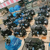Moteur diesel Cummins 4 temps 6 cylindres d'occasion avec pompe à eau pour bateau, camion agricole, voiture, excavatrice et machines agricoles - Ensemble moteur