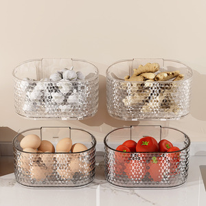 Wall Mounted Garlic Ginger <b>Storage</b> Box Rectangle Food <b>Container</b> <b>For</b> <b>Kitchen</b> Spice Rack - Product Image 4