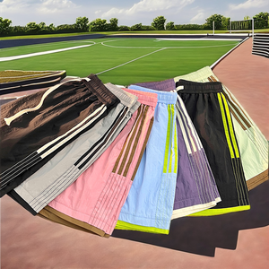 Pantalones Cortos Deportivos de Verano para Hombre, a la Moda, de Alta Calidad, de Secado Rápido, Transpirables, Elásticos, de Cintura Media, de Poliéster/Algodón, Sólidos - Product Image 2