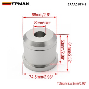 Kit de Silentblocs de Sous-Châssis Arrière Sport EPMAN en Aluminium Massif, Remplacement OE pour Nissan 240SX S13 S14 (1989-1998) - Pièces de Châssis EPAA01G341 - Product Image 2