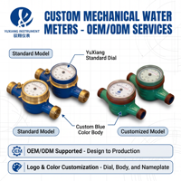 Economical Reliable Mechanical Water Meter for Cold Hot Water Measurement Residential Apartments Commercial Buildings