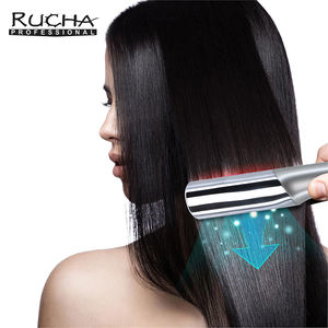 RUCHA <span class=keywords><strong>Plancha</strong></span> à cheveux infrarouge et sèche-cheveux ionique pour cheveux humides et secs, idéale pour salon - Product Image 5