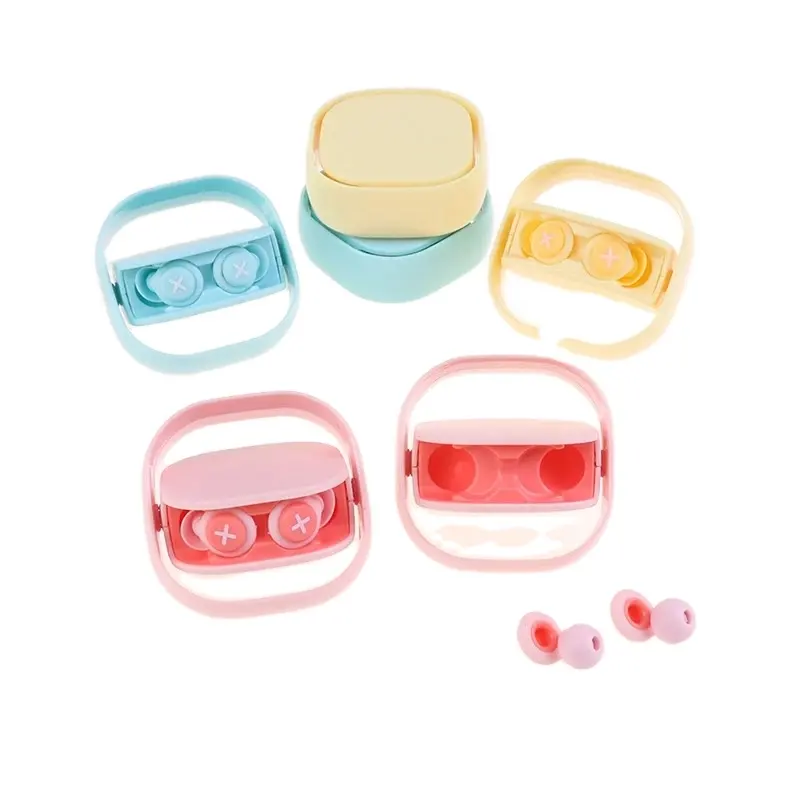 Multicolor Soundproof Silicone Noise Reduction Earplug Anti Snoring Ear Protection Plugs to Sleep