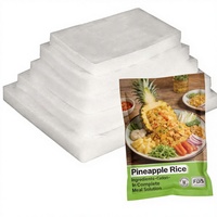 Lot de 100 sachets sous vide transparents de qualité alimentaire pour stérilisation à haute température, emballage pour plats préparés