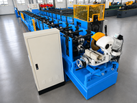 Machine de formage de tuyaux métalliques ronds entièrement automatique pour la production de gouttières, rouleaux en acier GCr15/aluminium pour les développeurs de bâtiments