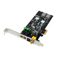 Optik Koaksiyel Çıkışlı PCIe X1 HIFI Ses Kartı ES9018 K2M DAC CM108AH Çip 7.1 Oyun Akışı PC için Çevresel Ses