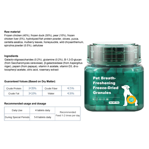 पालतू श्वास के लिए फ्रीज-सूखे ग्रेनाइट को कम करने के लिए फ्रीज-सूखे ग्रेनाइट को कम करने के लिए फ्रीज-सूखे ग्रेनाइट को कम करना - Product Image 4