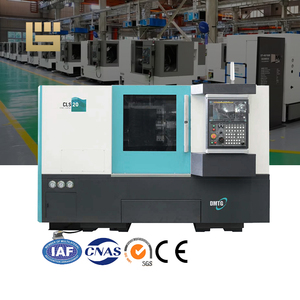 Hoàn toàn tự động thủy lực <span class=keywords><strong>CNC</strong></span> chuyển Trung tâm kim loại chính xác nghiêng giường máy tiện máy mini tháp pháo gia công <span class=keywords><strong>CNC</strong></span> tiện - Product Image 1