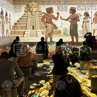 Sistema de Proyección Inmersiva Profesional Personalizado para Exposiciones de Arte, Proyector de Pantalla Interactiva Holográfica 3D