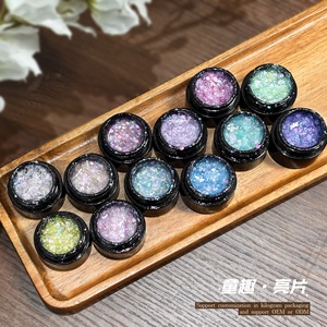 Gel Glitterato HEMA TPO Free all'Ingrosso 1kg, 12 Colori, Gel Glitterato Estivo, Smalto UV per Unghie, OEM Private Label, Forniture per Unghie in Bulk KG - Product Image 1