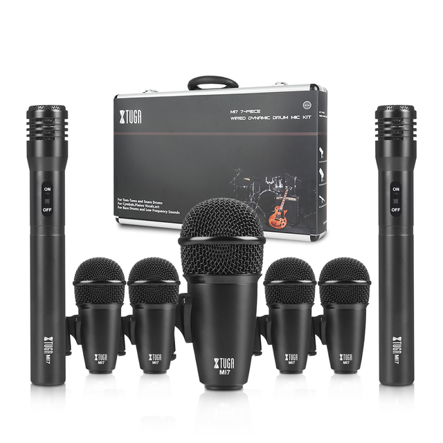 Cross-border Exclusive Manufacturer Source Dekas Metal Drum Kits Band Drum Sets Wireless Ribbon Microphone Musical Instruments