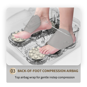 Shiatsu Foot With Three Modes 6D Full Package Air Compression Heating Combination <b>Massager</b> ST-6011 Electric Shiatsu Foot Massage - Product Image 5