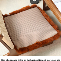 Coussin de luxe en fourrure de renard véritable pour siège de voiture, canapé, décoration intérieure - Chambre, salon, canapé-lit