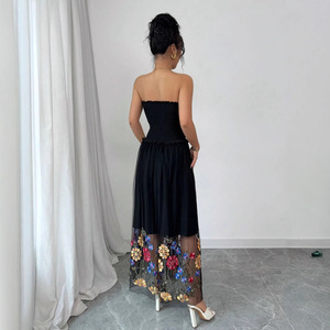 Vestido Tubo con Bordado Floral, Sexy y Casual para Mujer, Verano 2026 - Product Image 2
