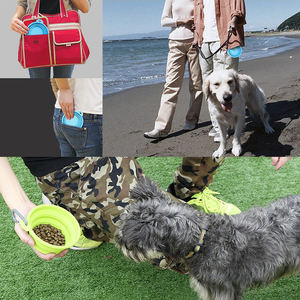 Tazón Plegable para Perros, Plato Portátil Plegable para Mascotas con Clip de Montañismo, Tazón de Alimentación para Viajes - Product Image 3