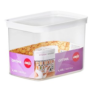 Barattolo <b>plastica</b> (4,4Lt) OPTIMA DRY STORAGE Bianco N1142500 - Product Image 2