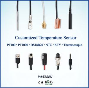 جهاز استشعار درجة الحرارة PT100 PT1000 RTD عالي الثبات مخصص لدعم OEM للإلكترونيات الصناعية - Product Image 2