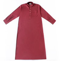 Abaya traditionnelle islamique, robe kaftan durable, robe longue de Dubaï, vêtements ethniques, thobe musulman pour hommes