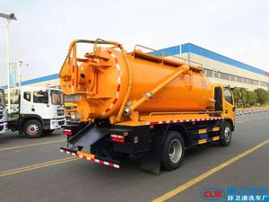 Camión de Limpieza y Succión Dongfeng a Precio de Fábrica, Equipado con Bomba de Circulación de Agua de Accionamiento Auxiliar - Product Image 5