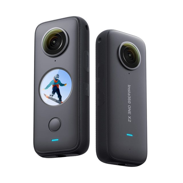 Insta360 One X2 360 Degree Waterproof Action Panoramic Camera 5.7k 360 Ai Editing Live Broadcast Webcam Voice Control