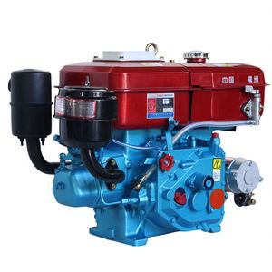 Moteur diesel monocylindre refroidi par eau pour tracteur agricole avec roulement et pompe, puissance 15 kW, nouveau modèle d'usine, vente chaude - Product Image 1