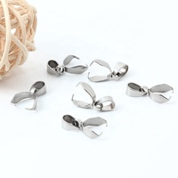 Boucle de graine de melon en acier inoxydable à la mode de Offres Spéciales de haute qualité avec anneau pour la fabrication de bijoux à bricoler soi-même accessoires et résultats