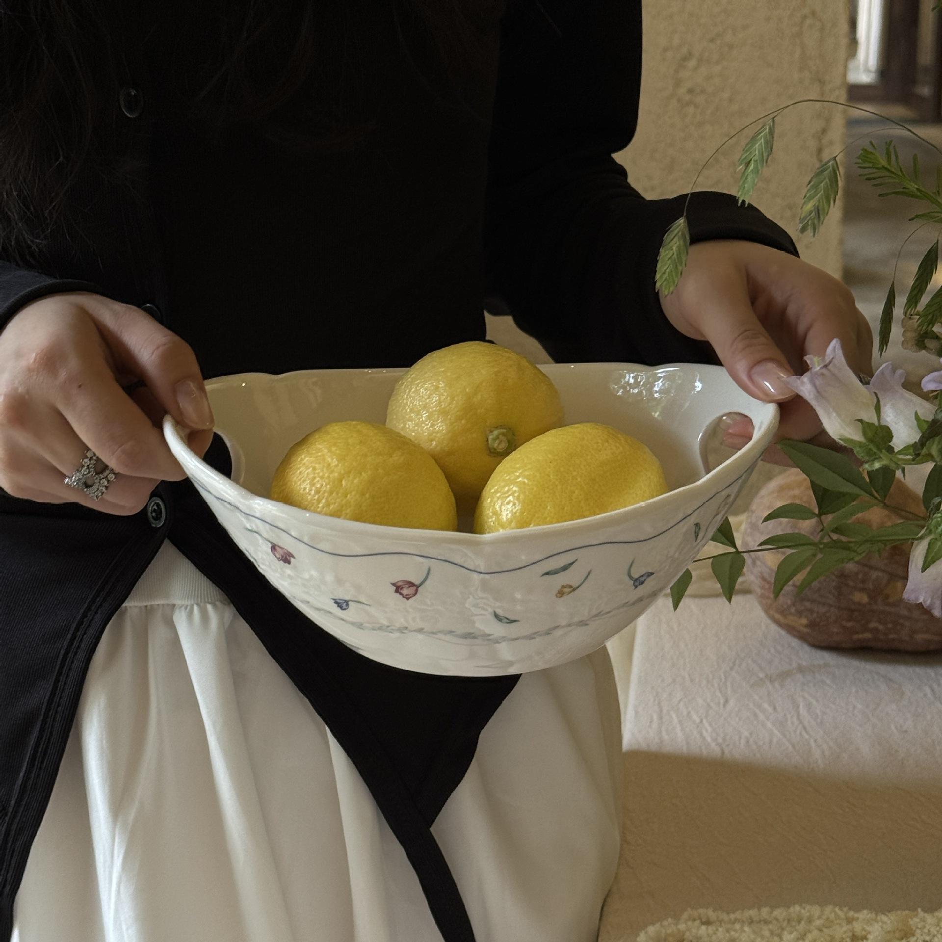 Tulip double-eared bowl