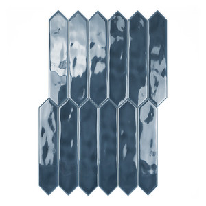 Piastrella Picket Ocean 5x25 cm 9 mm Lucida con Bordi Irregolari - Product Image 2