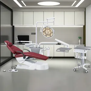 Chair Mounted Dental Unit Complete Dental Clinic Safety Hydraulic Dental Chair