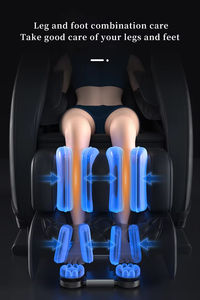 Best Salon 4D 0 Sillón reclinable de gravedad con masaje eléctrico de cuerpo completo 3D SL Track Heat Shiatsu-Silla de masaje Premium - Product Image 5