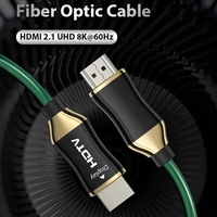 Câble optique blindé Xput AOC HDMI 2.1, prise en charge 4K 8K, haute résistance, longue portée, pour HDTV, PS4, ordinateur, console de jeu