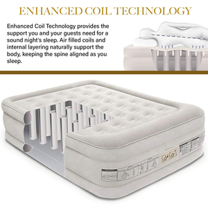 EU Kích thước duy nhất không khí giường với điện được xây dựng trong bơm không khí Nệm Giường bơm hơi cho một người - Product Image 4