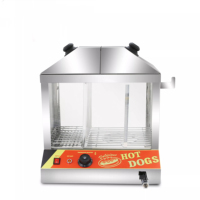 Cuiseur à hot-dogs Shineho de qualité commerciale avec chauffe-pain, prix