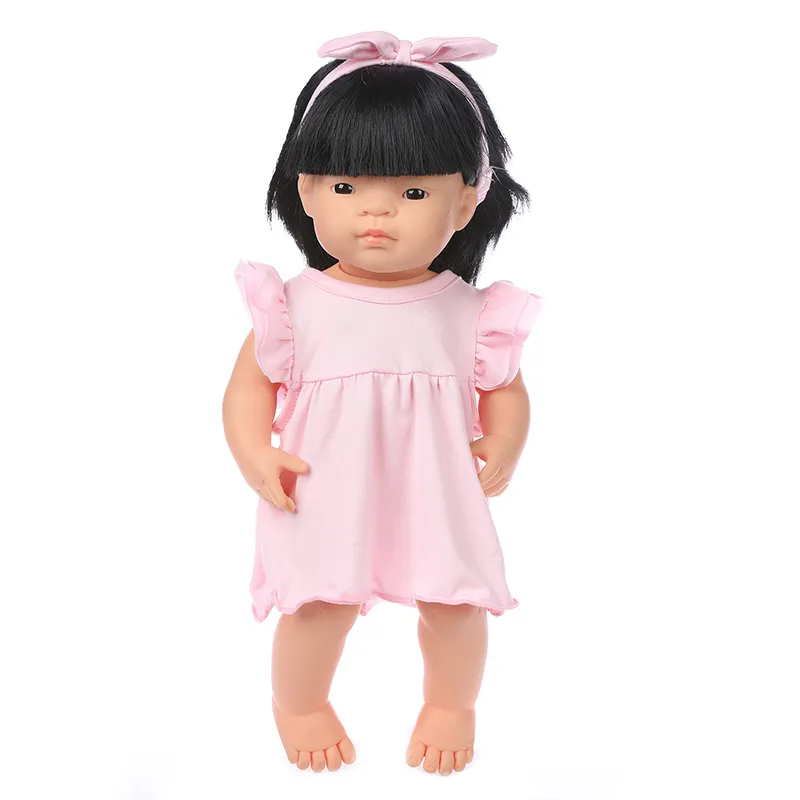 ราคาถูกคุณภาพสูงขายส่งสีชมพูเสื้อผ้าตุ๊กตา15/16นิ้วตุ๊กตาเสื้อผ้าตุ๊กตาเสื้อผ้าชุด