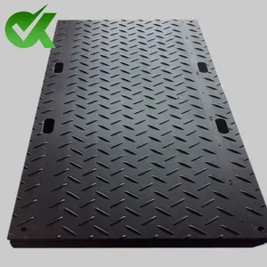 Esteras de protección de suelo HDPE para equipos pesados, 4x8