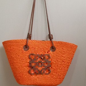 Sac à main de luxe pour femme, pochette tressée en osier tendance, sac à bandoulière en paille durable avec deux broderies et doublure en polyester - Product Image 3