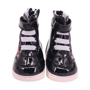 Accessoires pour poupées de 18 pouces, chaussures laser, bottes en <span class=keywords><strong>cuir</strong></span> pour poupées de 43 cm - Product Image 1