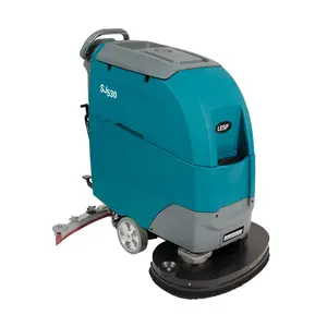 Intelligent Ride-On Floor Scrubber Machine Trade with Disc Brush Dryer
