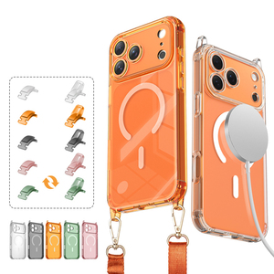 <span class=keywords><strong>Funda</strong></span> con Cordón para <span class=keywords><strong>iPhone</strong></span> 17 Pro Max, Correa de TPU, Carcasa Trasera para <span class=keywords><strong>iPhone</strong></span> 17 Air 16 15 14, Fabricación de Fábrica LM011 - Product Image 1