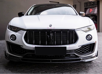 Pour Maserati Levante kit carrosserie lèvre avant diffuseur arrière jupe latérale spoiler garniture fibre de carbone sèche kit carrosserie style M