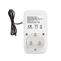Prise thermostat rétroéclairée avec prise EU |   Contrôleur de température à minuterie pour aquarium et thermostat de chauffage pour animaux de compagnie