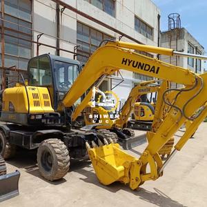 Hyundai 60W-<span class=keywords><strong>7</strong></span> 60W-9 60W escavatore ruota 99% nuovo e di vendita caldo usato R60 R60VS HX60 CE EPA certificato con motore Core e motore - Product Image 4